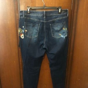 Embroidered jeans! Too cute!!